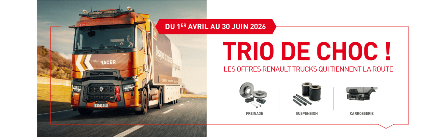 Trio de choc Renault Trucks